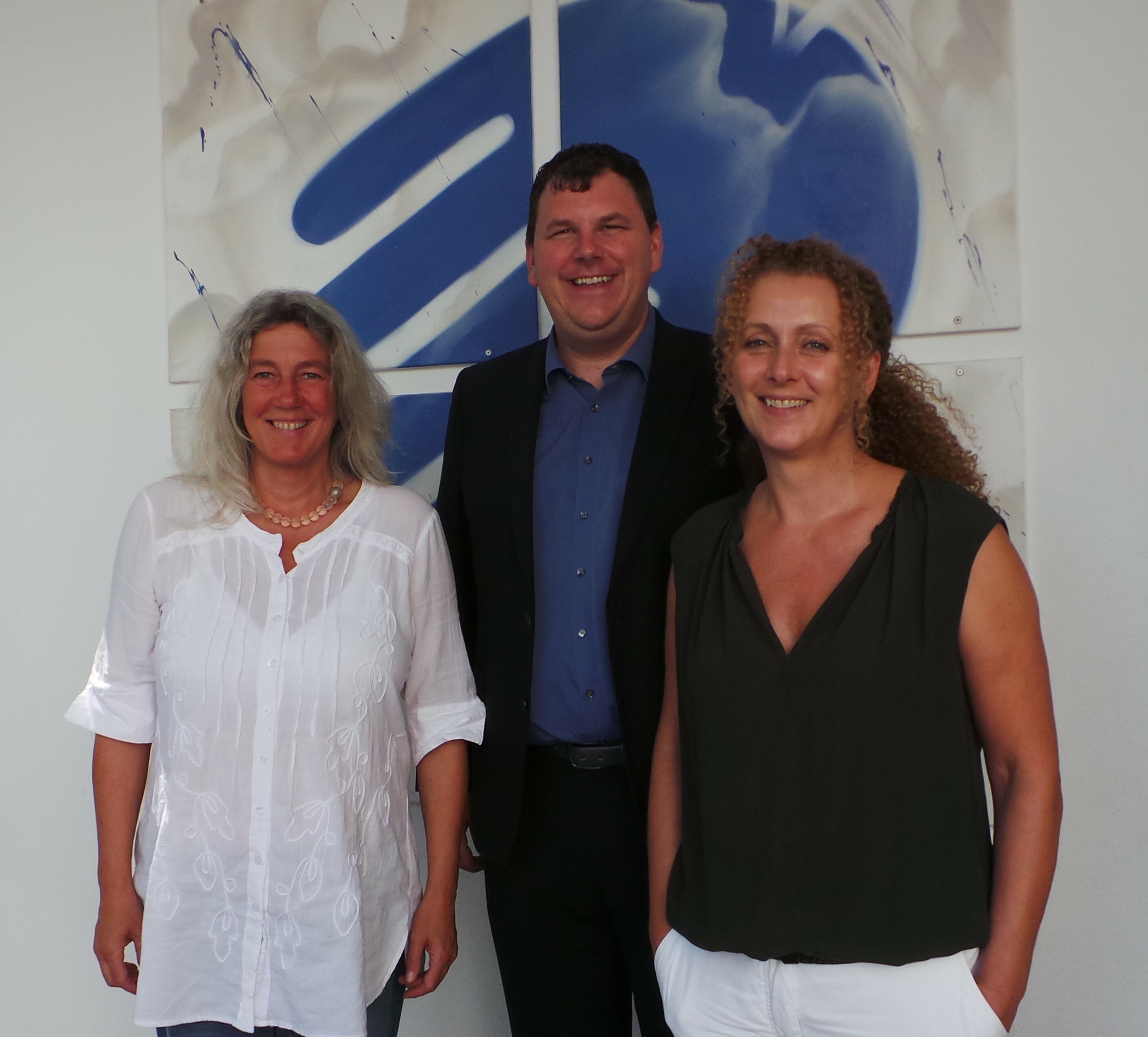 Das neue Führungstrio Steffen Reitz, Uta Kachel und Helena Resch (von links)