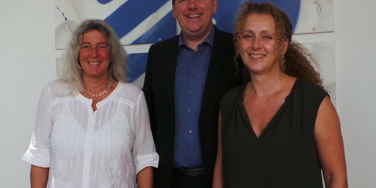Das neue Führungstrio Steffen Reitz, Uta Kachel und Helena Resch (von links)