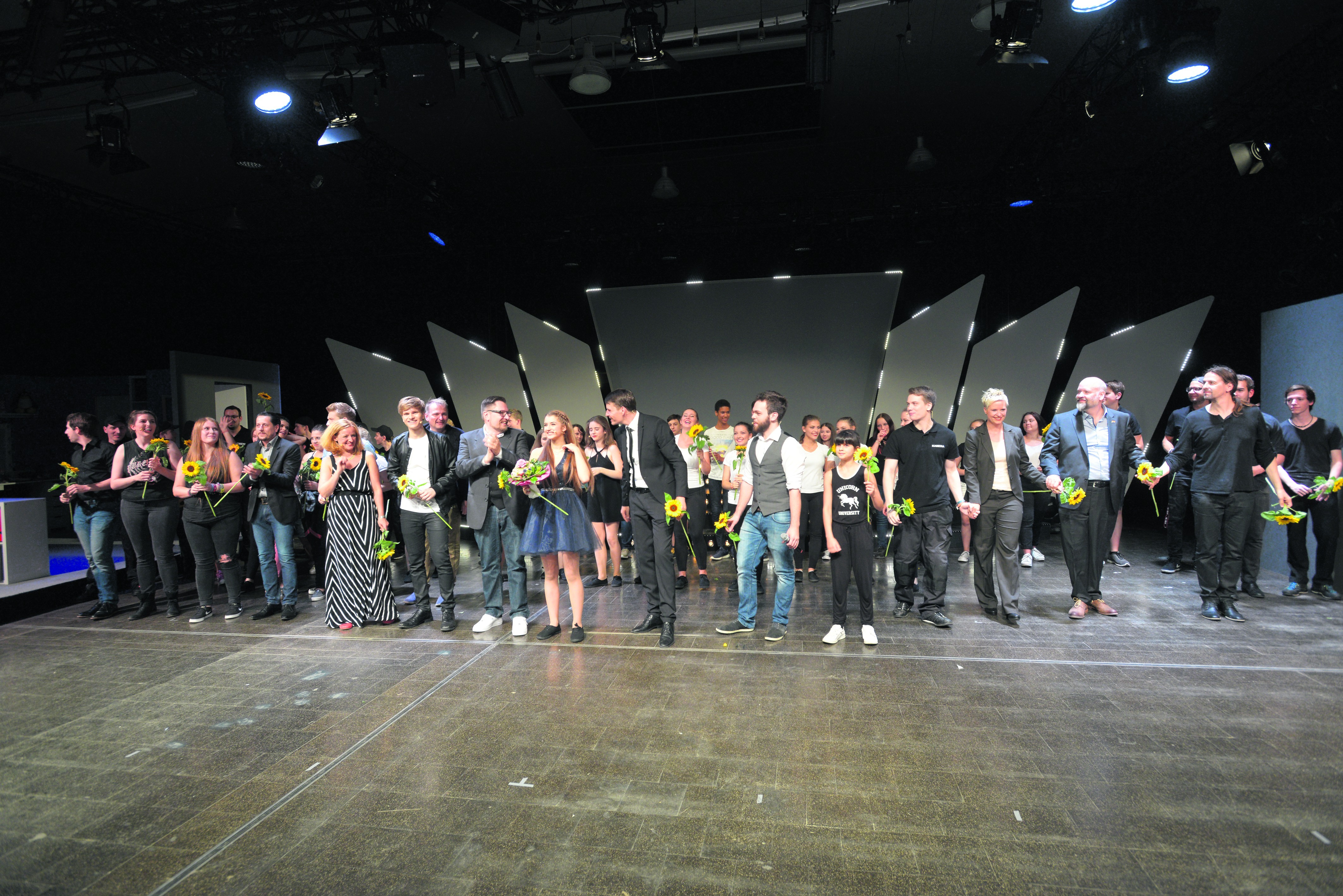 Zur Biennale 2017 erlebte die Klosterseehalle mit dem Jugend-Pop-Musical „Bühne der Träume“ eine kurze Renaissance. Bild: Archiv