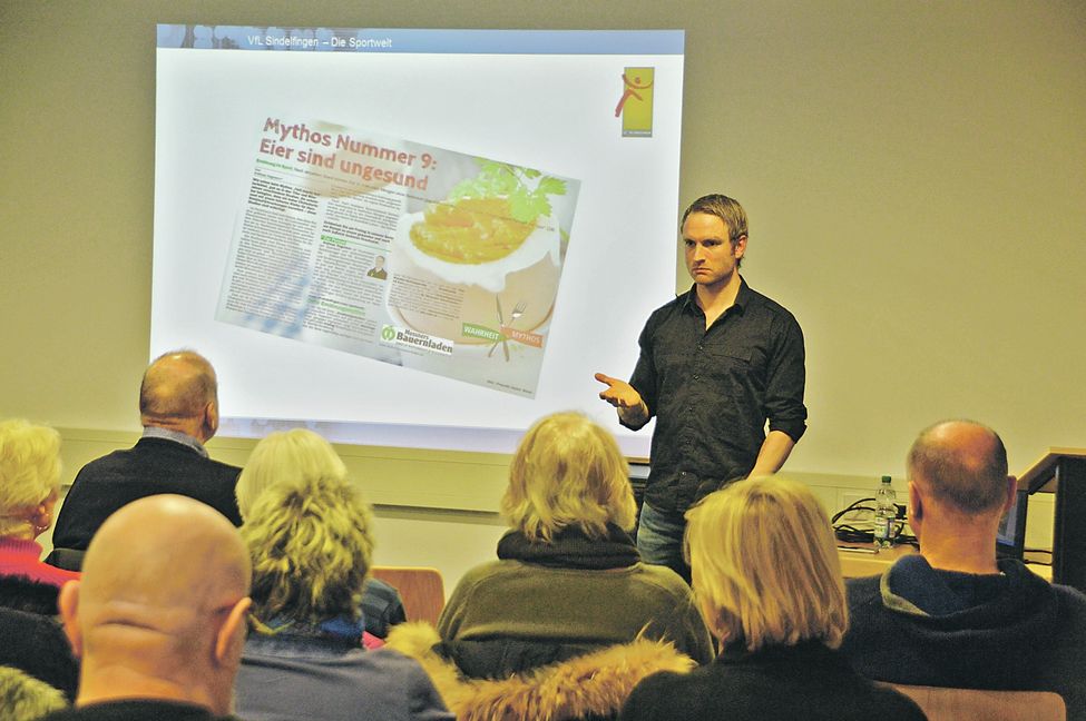 Dass Eier ungesund sind, ist nur einer von vielen Ernährungsmythen, die sich hartnäckig halten. Andreas Hagedorn will mit solchen Fehleinschätzungen aufräumen.  Bild: Müller