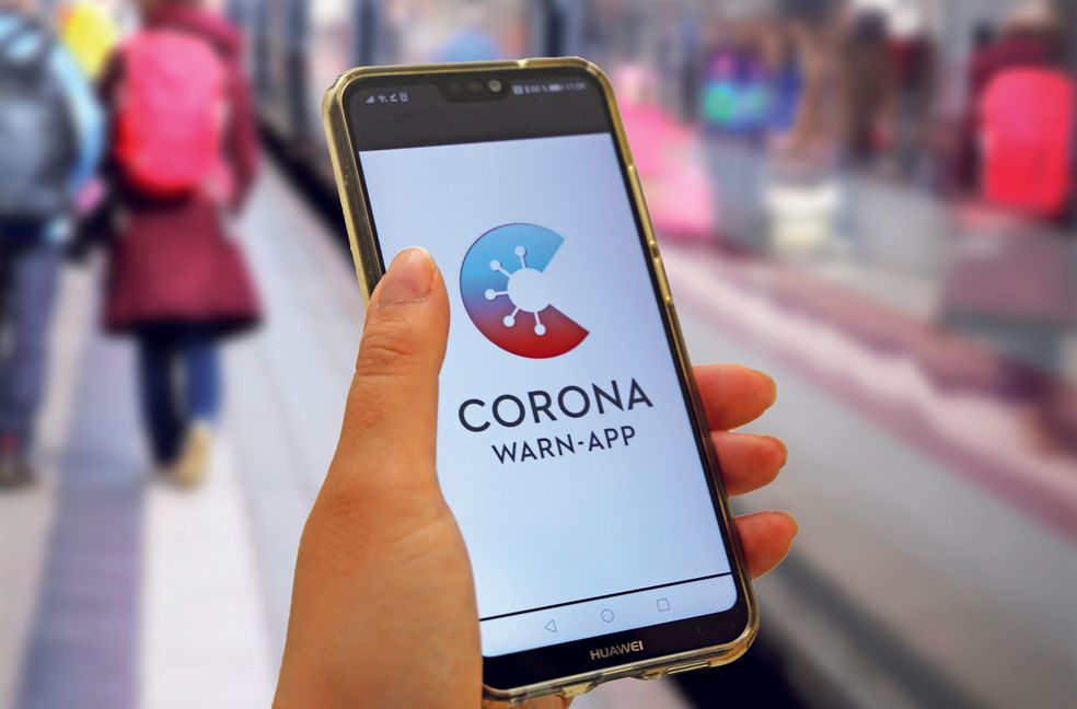 Corona-Warn-App der Bundesregierung. Bild: U. J. Alexander/Adobe Stock
