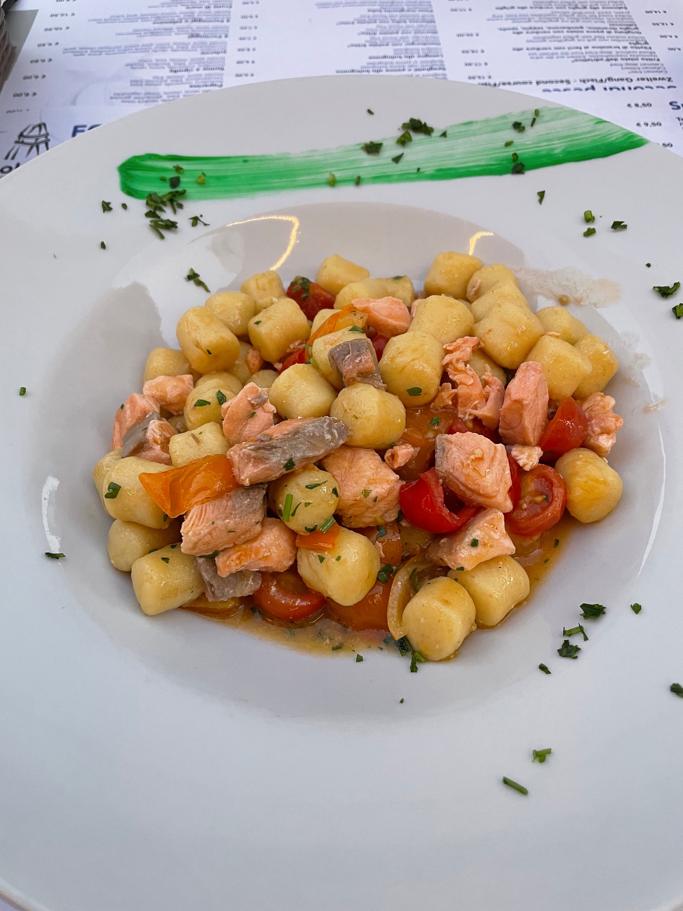 Ein bisschen Urlaub auf dem Teller: In Italien gibt es dieses Gericht in vielen Restaurants.  Bild: Kalus