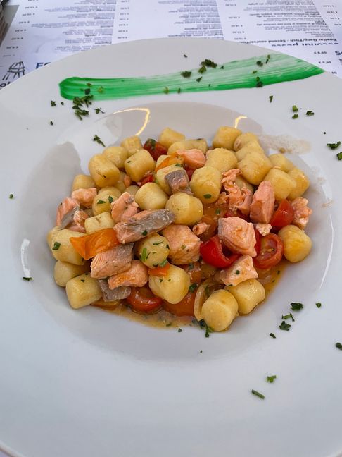 Ein bisschen Urlaub auf dem Teller: In Italien gibt es dieses Gericht in vielen Restaurants.  Bild: Kalus