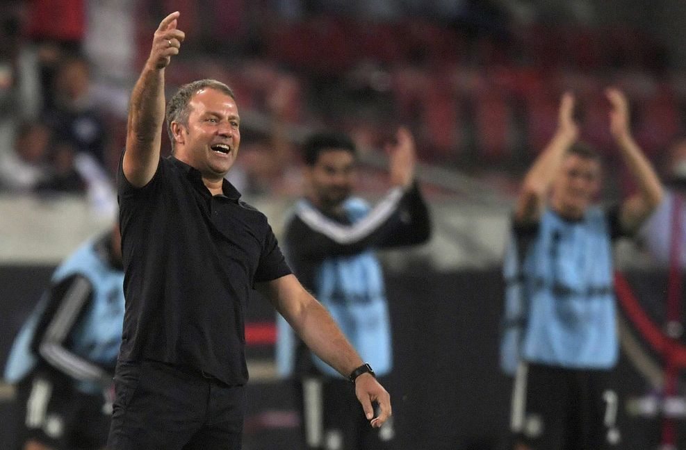 Hansi Flick geht seinen Job als Bundestrainer mit viel Elan an.
 Foto: imago images/MIS