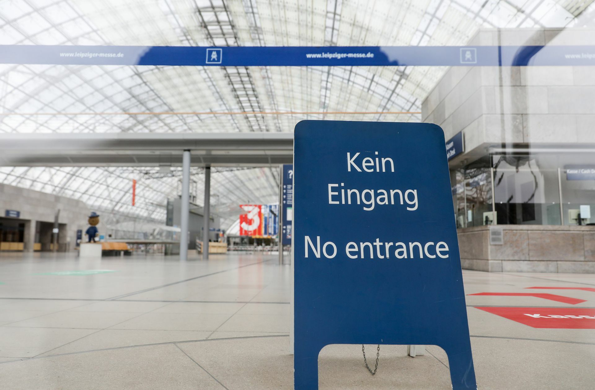 Auch in diesem Jahr bleibt die Halle der Leipziger Buchmesse geschlossen – hoffentlich nicht für immer.